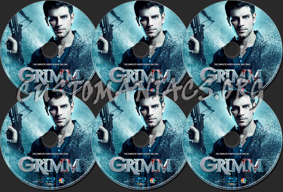 Grimm Season 4 blu-ray label