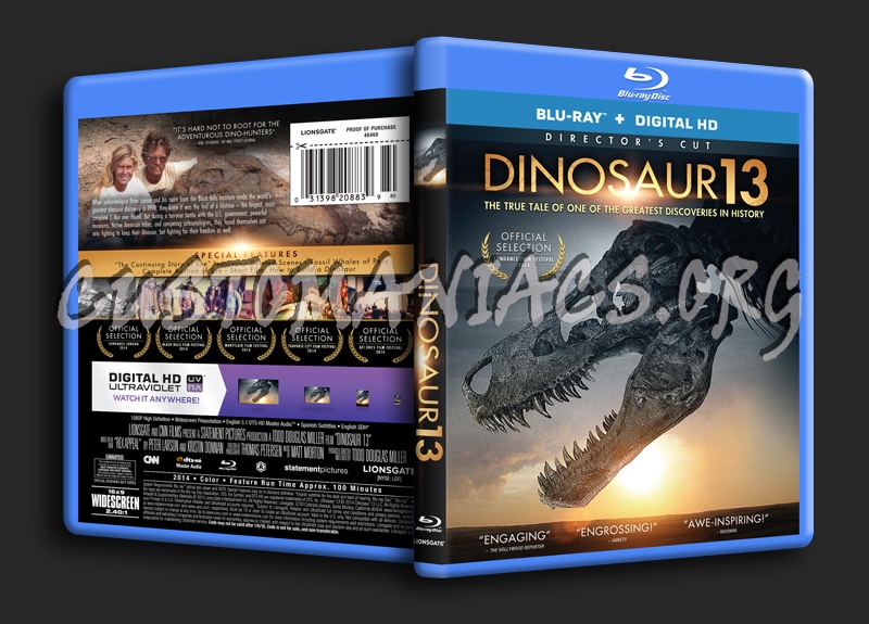 Dinosaur 13 blu-ray cover