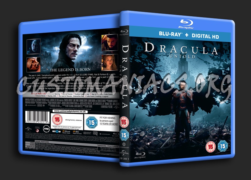 Dracula Untold blu-ray cover