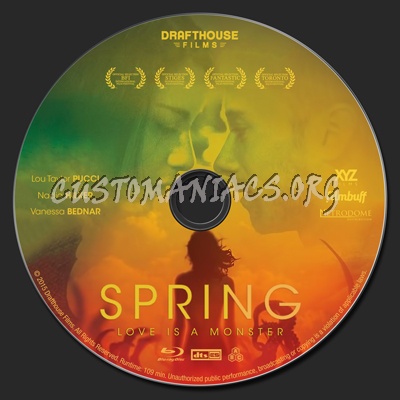 Spring blu-ray label