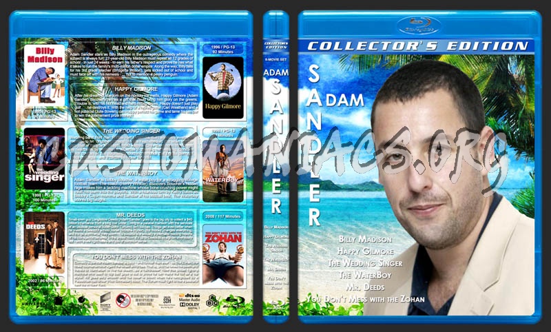 Adam Sandler Collection blu-ray cover