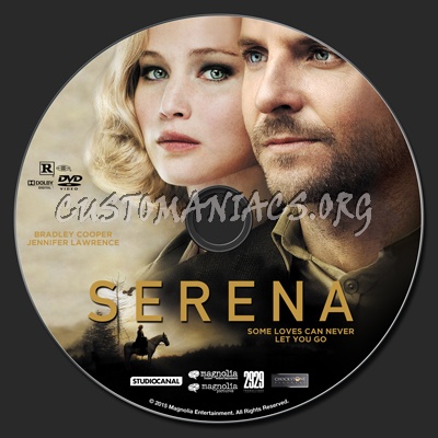 Serena (2014) dvd label