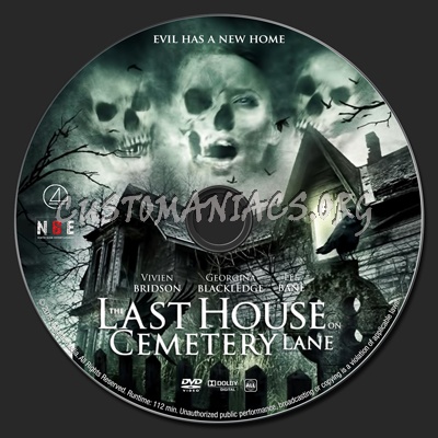 The Last House on Cemetery Lane dvd label