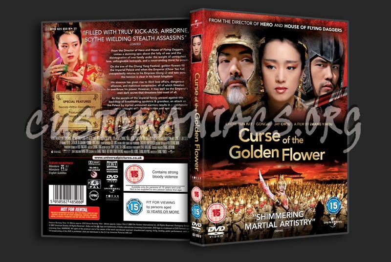 Curse of the Golden Flower dvd cover