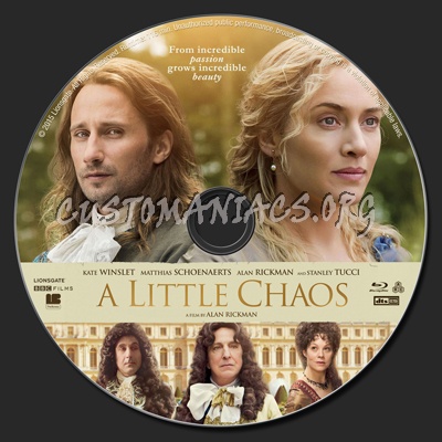 A Little Chaos blu-ray label