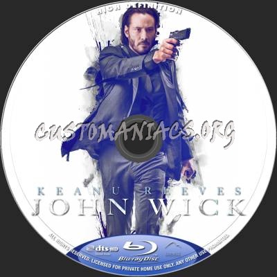 John Wick blu-ray label