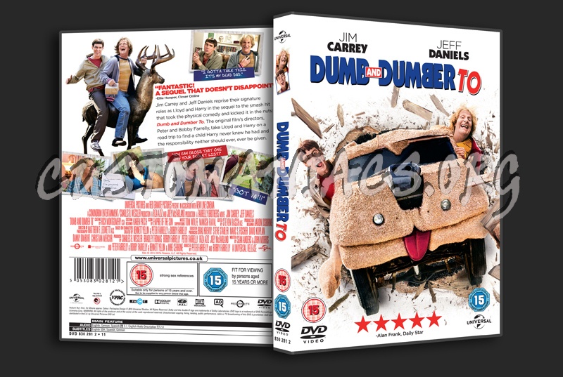 Dumb and Dumber To dvd cover