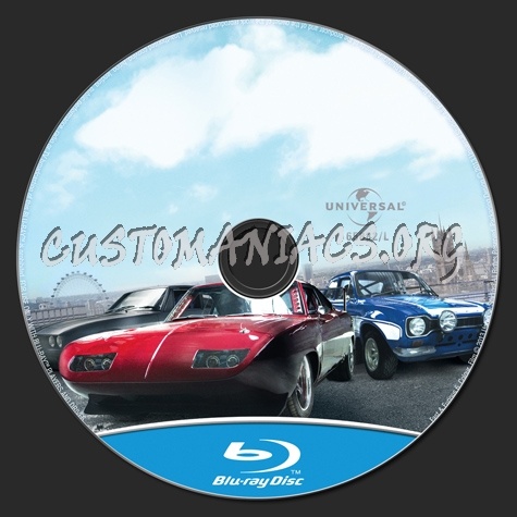 Fast & Furious 6 blu-ray label