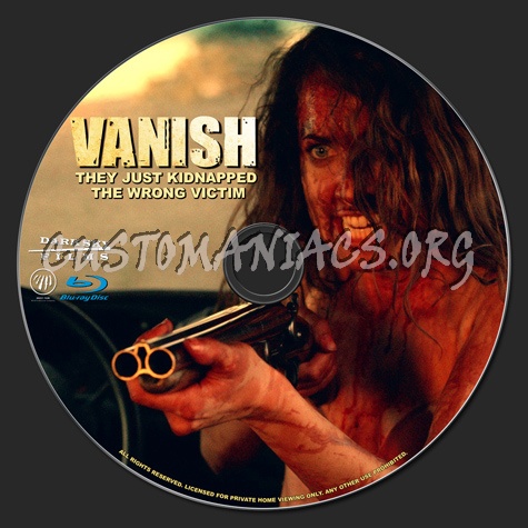 Vanish blu-ray label