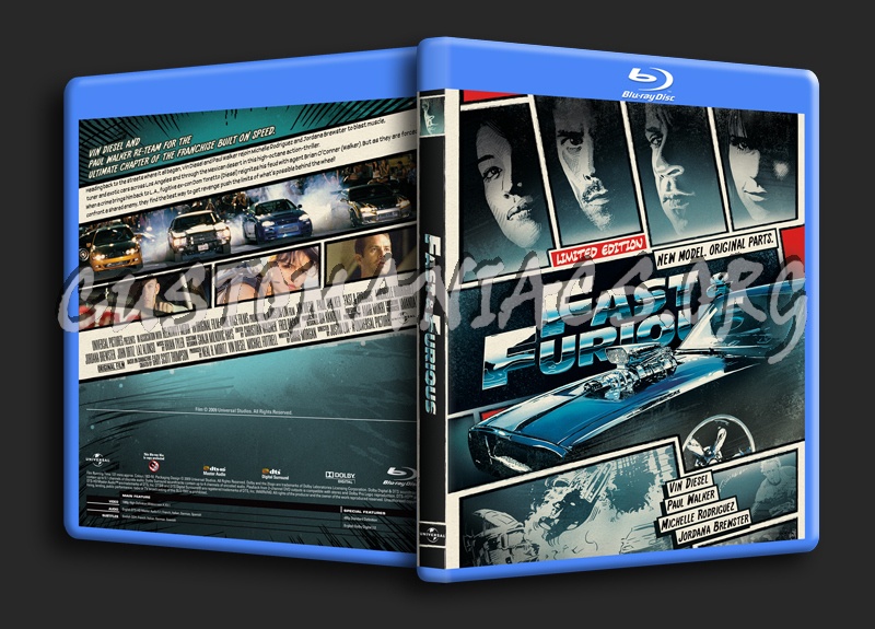 Fast & Furious 4 blu-ray cover