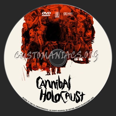 Cannibal Holocaust dvd label