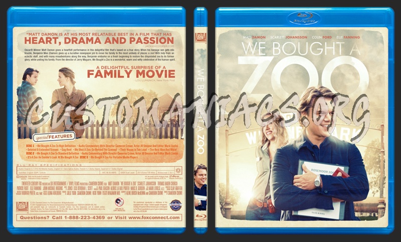 We Bought a Zoo blu-ray cover