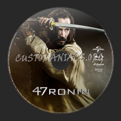 47 Ronin blu-ray label