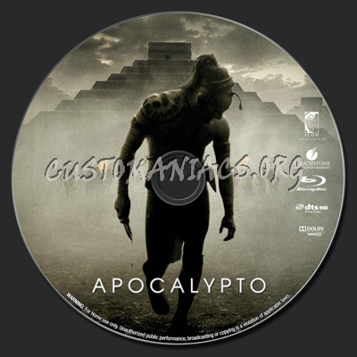 Apocalypto blu-ray label