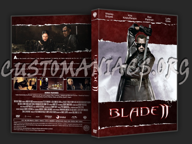 Blade II dvd cover