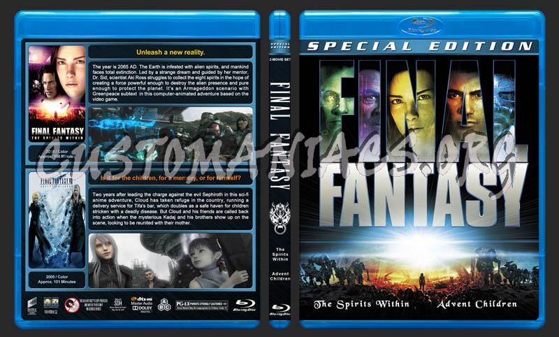 Final Fantasy Double Feature blu-ray cover