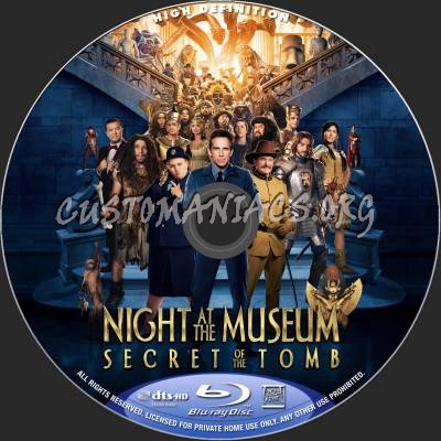 Night At The Museum: Secret Of The Tomb blu-ray label