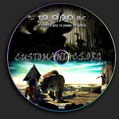 10,000 Bc dvd label