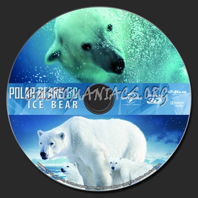 Polar Bears 3D Ice Bear blu-ray label