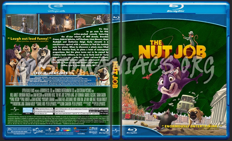 The Nut Job blu-ray cover