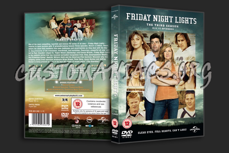 Friday Night Lights Season 3 dvd cover