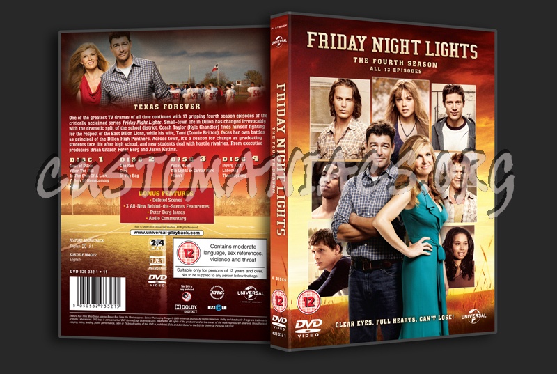 Friday Night Lights Season 4 dvd cover