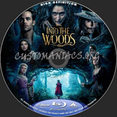 Into The Woods blu-ray label