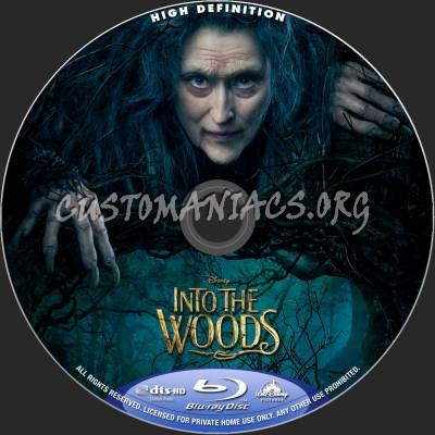 Into The Woods blu-ray label