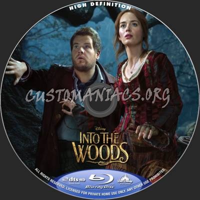 Into The Woods blu-ray label