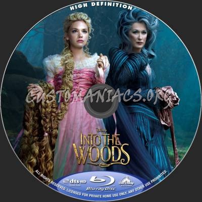 Into The Woods blu-ray label