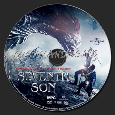 Seventh Son dvd label