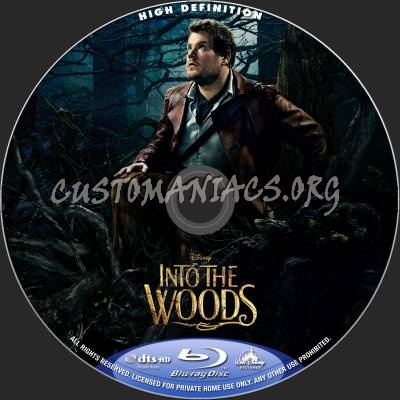 Into The Woods blu-ray label