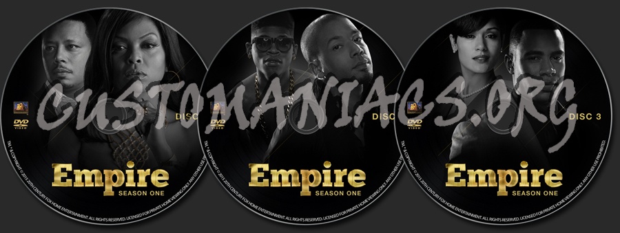 Empire - The Complete First Season dvd label