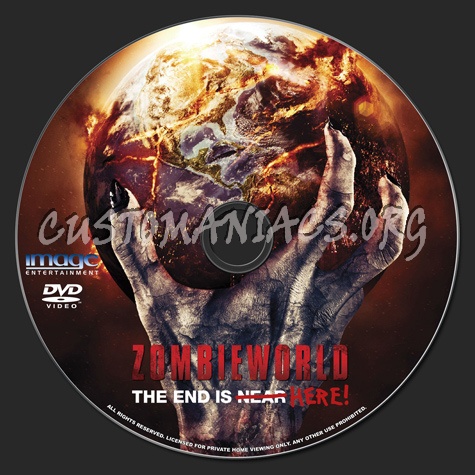 Zombieworld dvd label