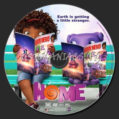 Home dvd label