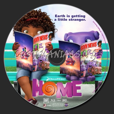 Home blu-ray label