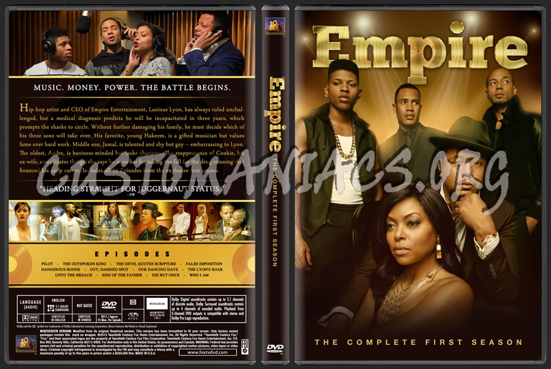 Empire - The Complete First Season dvd cover