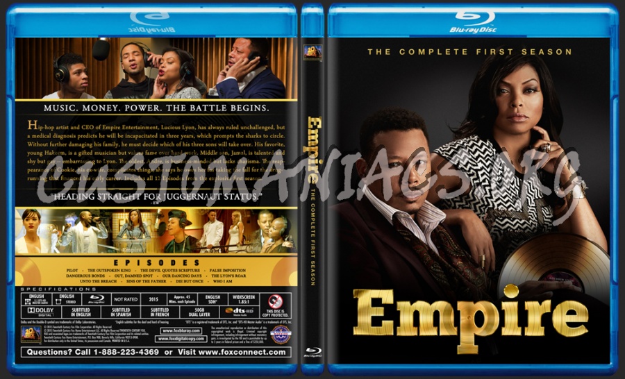 Empire - The Complete First Season blu-ray cover