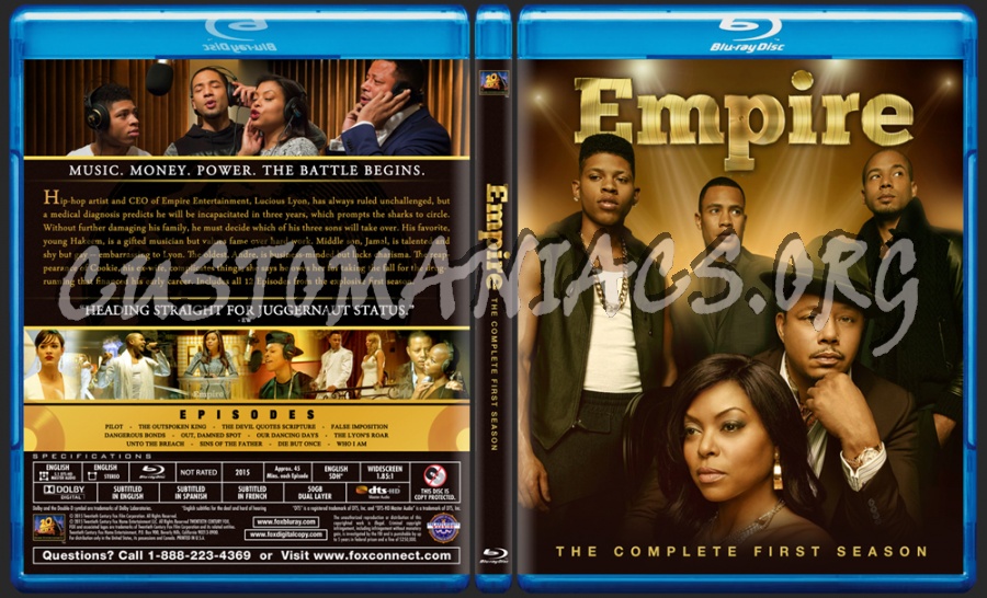 Empire - The Complete First Season blu-ray cover