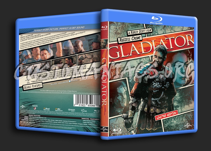 Gladiator blu-ray cover