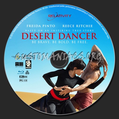 Desert Dancer blu-ray label