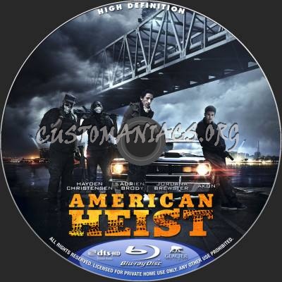 American Heist blu-ray label