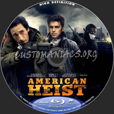 American Heist blu-ray label