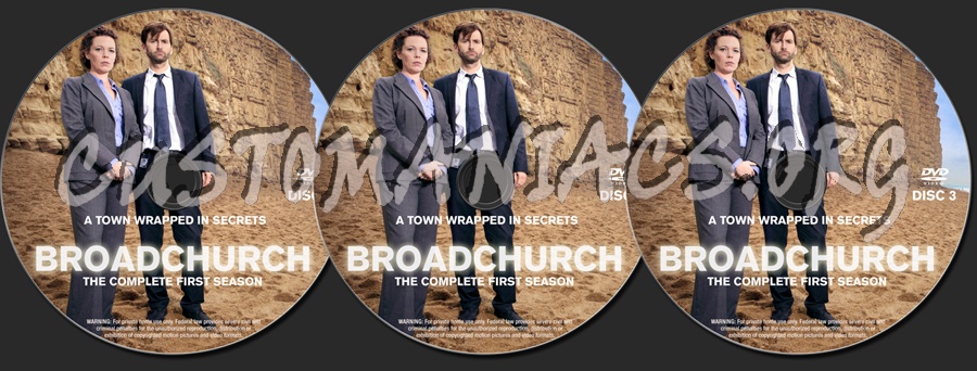 Broadchurch Season 1 dvd label