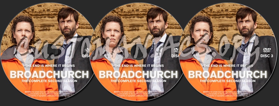 Broadchurch Season 2 dvd label