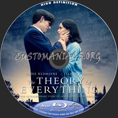 The Theory Of Everything blu-ray label