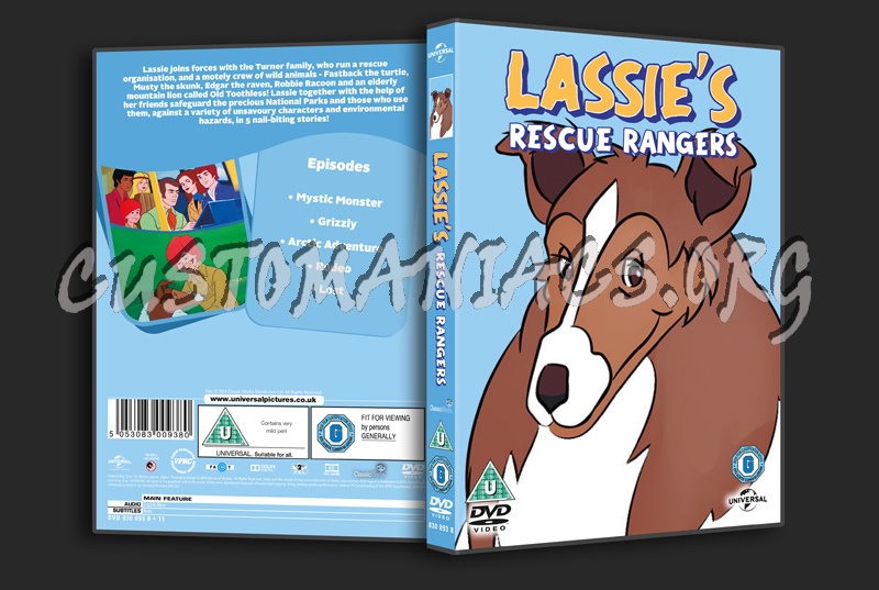 Lassie's Recue Rangers dvd cover