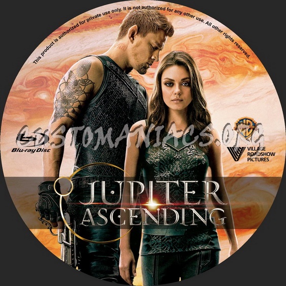 Jupiter Ascending blu-ray label