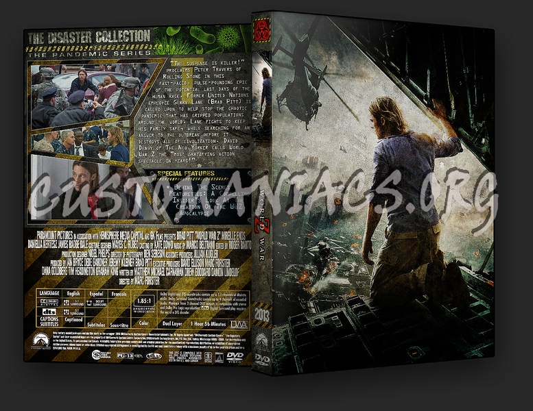 World War Z dvd cover