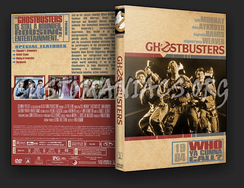 Ghostbusters dvd cover